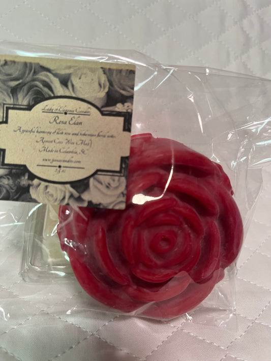 Rose Elan Large wax melt